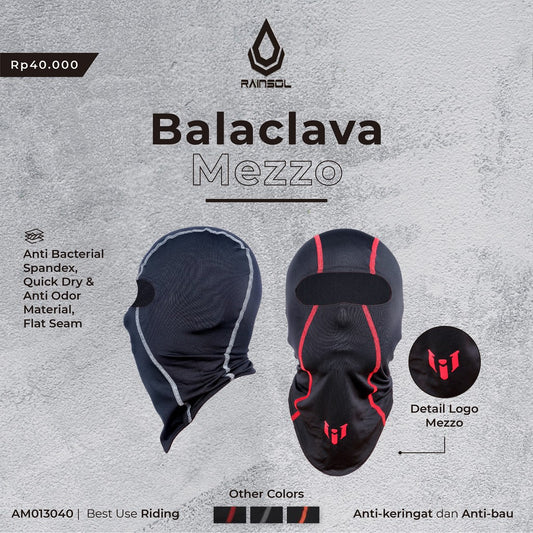 Balaclava Mezzo | Face Shield | Masker Motor Anti Bakteri