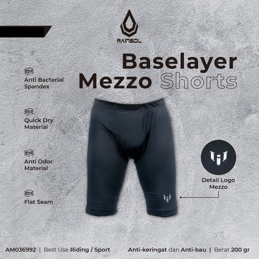 Baselayer Mezzo Shorts | Celana Baselayer Pengendara Motor